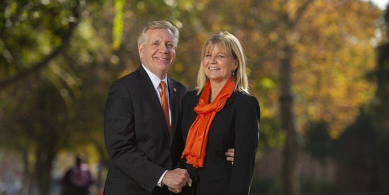 President Callahan and Jean Callahan