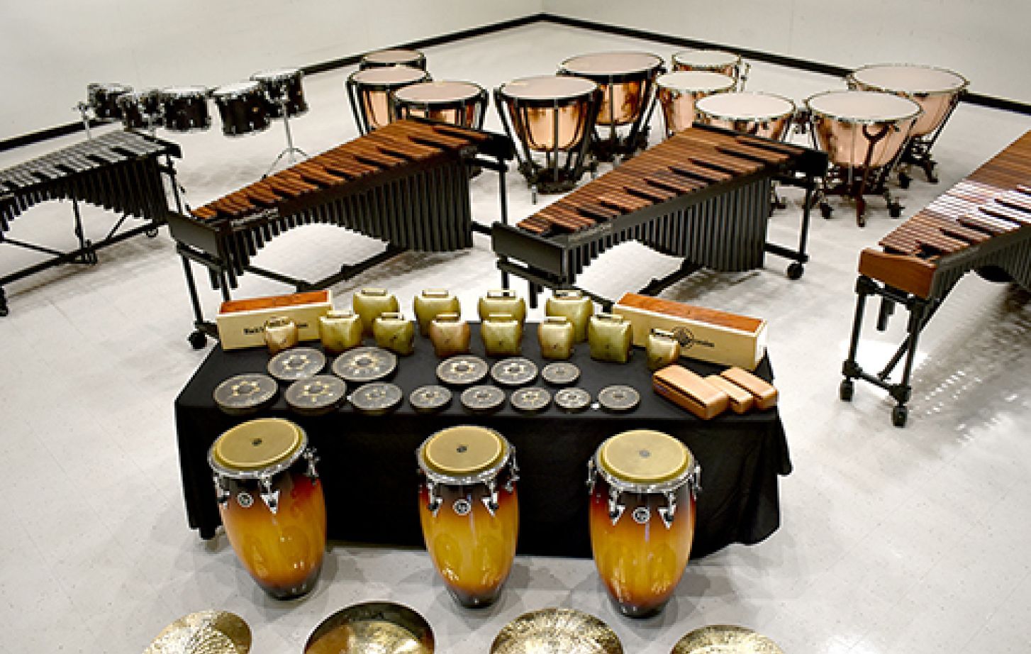 One of the generous gifts received in 2019-20 allowed the Conservatory to purchase more than 400 instruments which will improve Pacific music students experience for decades to come.