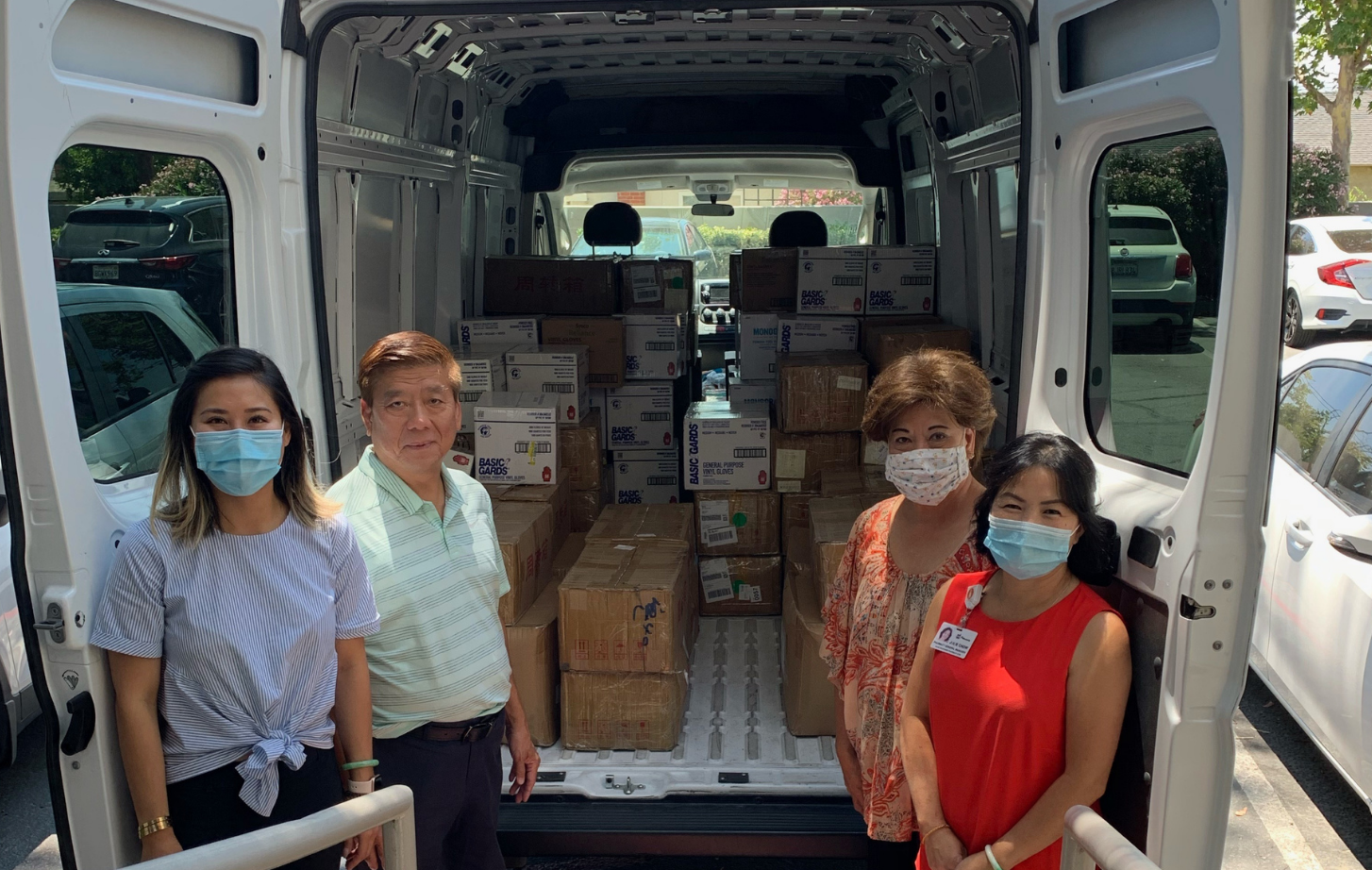 PPE donation from Chan family