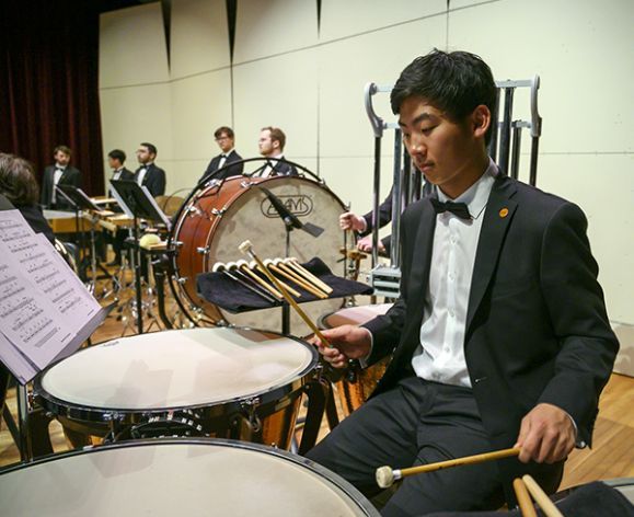 symphonic wind ensemble percussion